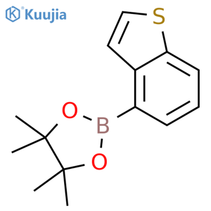 Benzothiophene-4-boronic acid pinacol ester structure