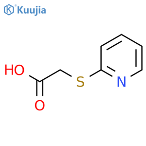 2-(pyridin-2-ylsulfanyl)acetic acid structure