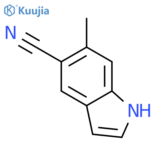 5-cyano-6-methyl indole structure