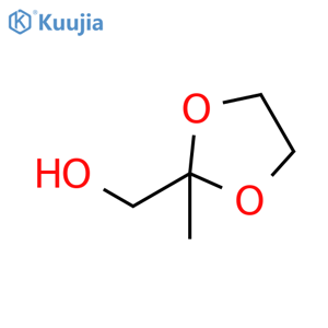 (2-Methyl-1,3-dioxolan-2-yl)methanol structure