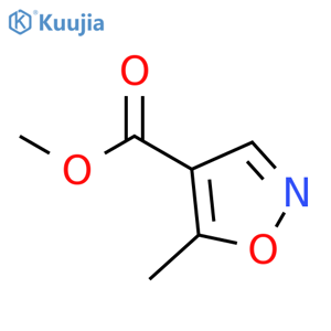 Methyl 5-methylisoxazole-4-carboxylate structure