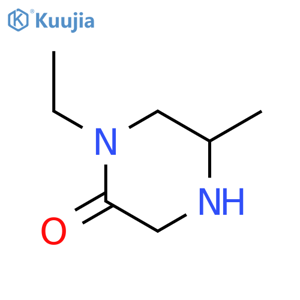 1-Ethyl-5-methylpiperazin-2-one structure