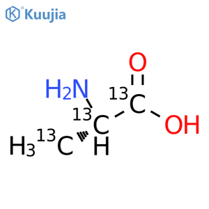 L-Alanine-13C3 structure