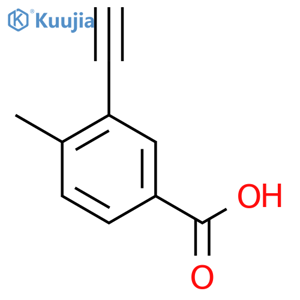 3-Ethynyl-4-methylbenzoic acid structure