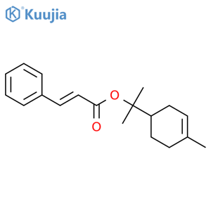 2-Propenoic acid,3-phenyl-, 1-methyl-1-(4-methyl-3-cyclohexen-1-yl)ethyl ester, (S)- (9CI) structure