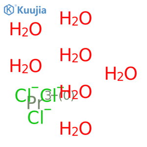 Praseodymium(3+);trichloride;heptahydrate structure