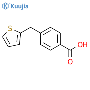 4-(Thien-2-ylmethyl)benzoic acid structure