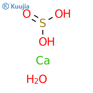 Sulfurous acid, calciumsalt (1:1), dihydrate (8CI,9CI) structure