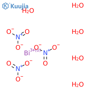 Bismuth nitrate pentahydrate structure