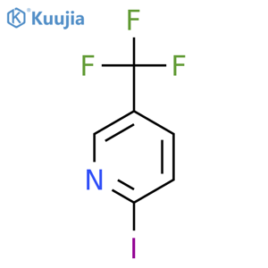 2-Iodo-5-(trifluoromethyl)pyridine structure