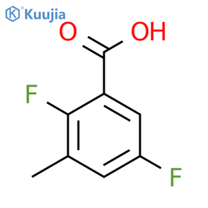 2,5-Difluoro-3-methylbenzoic acid structure