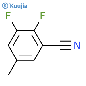 2,3-Difluoro-5-methylbenzonitrile structure