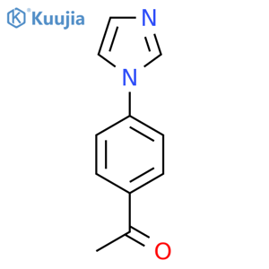 1-[4-(1H-imidazol-1-yl)phenyl]ethan-1-one structure