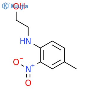 N-(2-Hydroxyethyl) 4-Methyl-2-nitroaniline structure