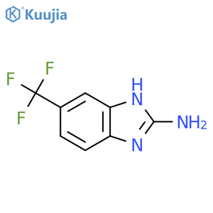 6-(trifluoromethyl)-1H-1,3-benzodiazol-2-amine structure