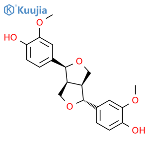 Phenol,4,4'-[(1R,3aS,4S,6aS)-tetrahydro-1H,3H-furo[3,4-c]furan-1,4-diyl]bis[2-methoxy-(9CI) structure