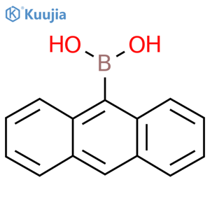 9-Anthraceneboronic acid structure