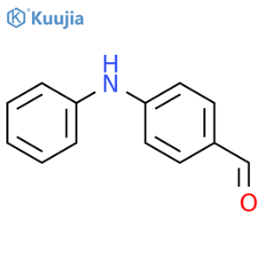 4-(phenylamino)benzaldehyde structure