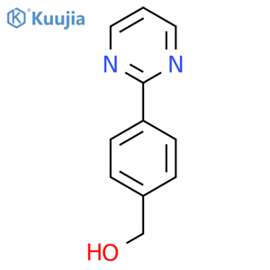 (4-Pyrimidin-2-ylphenyl)methanol structure