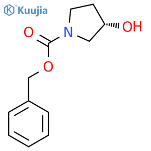 benzyl (3S)-3-hydroxypyrrolidine-1-carboxylate structure