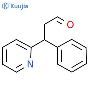 β-Phenyl-2-pyridinepropanal structure