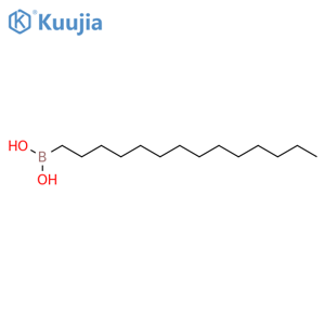 n-Tetradecylboronic acid structure