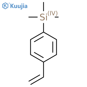 (4-ethenylphenyl)trimethylsilane structure