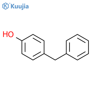 4-Benzylphenol(4-Hydroxydiphenylmethane) structure