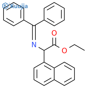 1-Naphthaleneacetic acid, α-[(diphenylmethylene)amino]-, ethyl ester structure