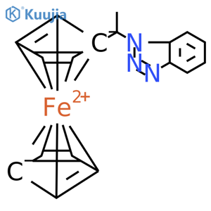 Ferrocene, [1-(1H-benzotriazol-1-yl)ethyl]- structure