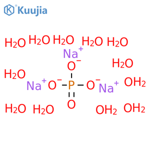 Trisodium phosphate dodecahydrate structure