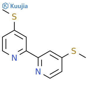 4,4'-Di(methylthio)-2,2'-bipyridine structure