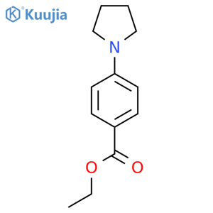 Ethyl 4-(pyrrolidin-1-yl)benzoate structure