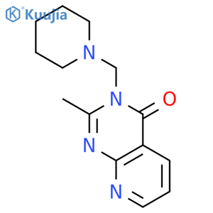 Pyrido[2,3-d]pyrimidin-4(3H)-one,2-methyl-3-(1-piperidinylmethyl)- structure