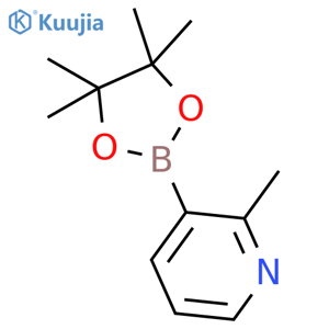 2-Methylpyridine-3-boronic acid, pinacol ester structure