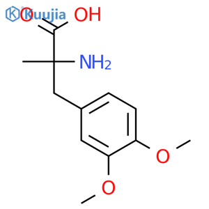 (2S)-2-Amino-3-(3,4-dimethoxyphenyl)-2-methyl-propanoic acid structure