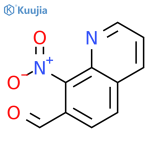 8-Nitro-7-quinolinecarboxaldehyde structure