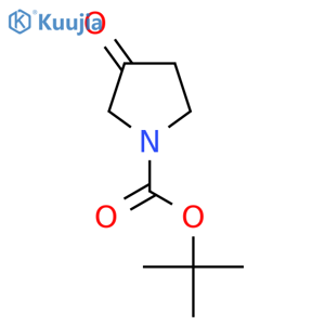 tert-butyl 3-oxopyrrolidine-1-carboxylate structure