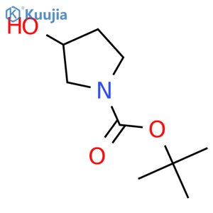 (S)-1-N-Boc-3-hydroxypyrrolidine structure