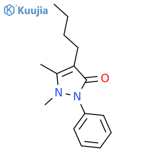 3H-Pyrazol-3-one,4-butyl-1,2-dihydro-1,5-dimethyl-2-phenyl- structure