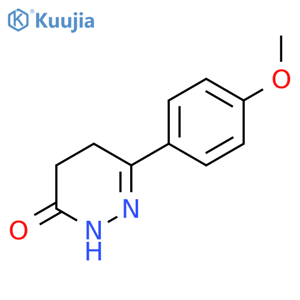 6-(4-Methoxyphenyl)-4,5-dihydropyridazin-3(2H)-one structure