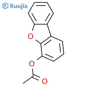 Acetic Acid;dibenzofuran-4-ol structure