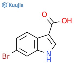 6-Bromo-1H-indole-3-carboxylic acid structure