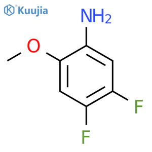 4,5-Difluoro-2-methoxyaniline structure