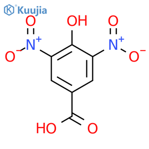 3,5-Dinitro-4-hydroxybenzoic acid structure