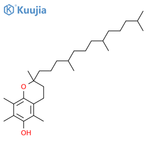 DL-alpha-Tocopherol structure