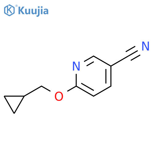 6-(cyclopropylmethoxy)pyridine-3-carbonitrile structure