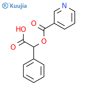 3-Pyridinecarboxylicacid, carboxyphenylmethyl ester structure