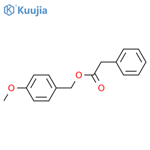 Benzeneacetic acid,(4-methoxyphenyl)methyl ester structure