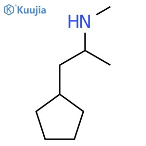 (1-Cyclopentylpropan-2-yl)(methyl)amine structure